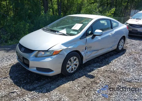 2012 Honda Civic Lx z USA, uszkodzony, nr VIN 2HGFG3B59CH548323